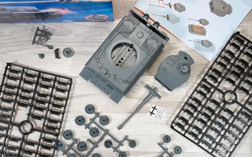 Maquette militaire : Quickbuild Char Tiger I - Airfix J6041