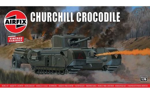 Maquette char d'assaut : Churchill Crocodile - 1/76 - Airfix 02321V