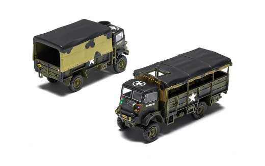 Maquette militaire : 3-ton 4x4 General Service & Troop Trucks 1/76 - Airfix A03306A