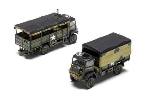 Maquette militaire : 3-ton 4x4 General Service & Troop Trucks 1/76 - Airfix A03306A