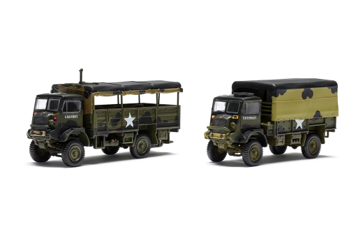 Maquette militaire : 3-ton 4x4 General Service & Troop Trucks 1/76 - Airfix A03306A
