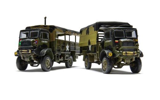 Maquette militaire : 3-ton 4x4 General Service & Troop Trucks 1/76 - Airfix A03306A