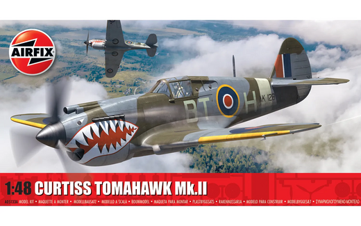 Maquette d'avion militaire : Curtiss Tomahawk Mk.II 1/48 - Airfix A05133A