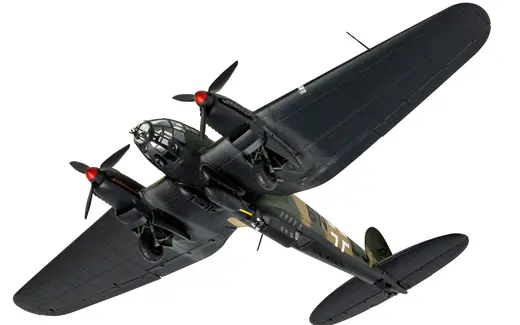 Maquette de bombardier allemand  : Heinkel He111 H-6 in 1:72 - Airfix A07007C