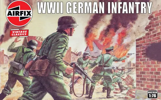 Figurines militaires : Infanterie allemande WWII - 1:76 - Airfix A00705V