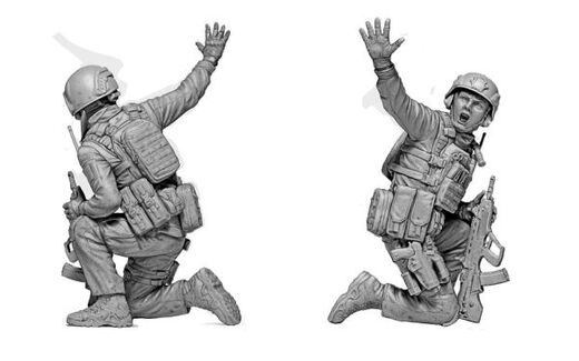 Figurine militaire : Opérateur des forces spéciales ukrainiennes Belgorod au 1/24 - Masterbox 24090