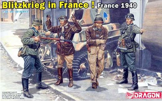 Figurines militaires : Infanterie Allemande Blitzkrieg France - 1/35 - Dragon 06478 6478