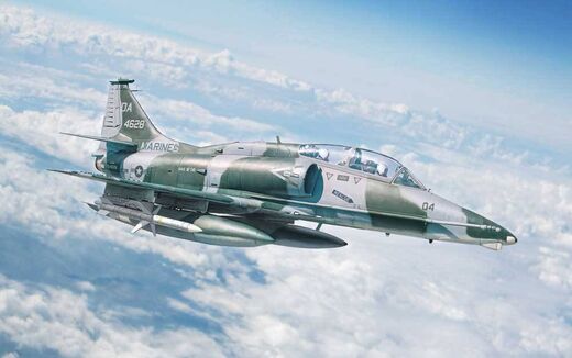 Maquette d'un avion militaire : OA-4M Skyhawk 1/72 - Italeri 90165
