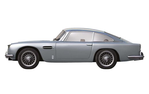 Maquette voiture : Medium Starter Set - Aston Martin DB5 Silver - 1:32 - Airfix 50089B 50089 - france-maquette.fr