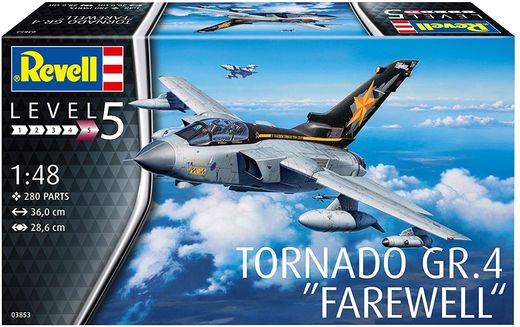 Maquette avion : Tornado GR.4 "Farewell" - 1:48 - Revell 03853, 3853