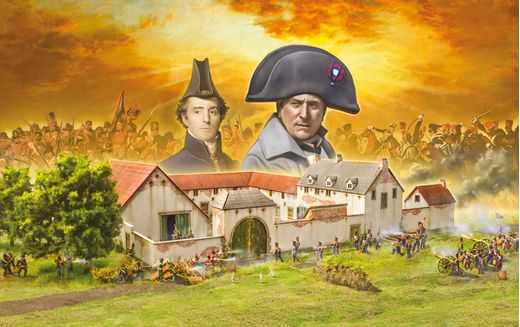 Diorama bataille militaire : Waterloo 1815 La Haye Sainte - 1/72 - Italeri 6197 06197