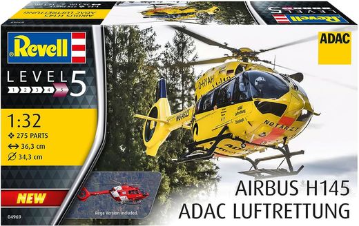 Maquette hélicoptère : H145 "ADAC/REGA" 1/32 - Revell 04969