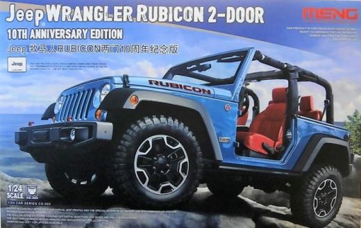 Maquette voiture : Jeep Wrangler "Rubicon" - 2018 - 1:24 - Meng CS003