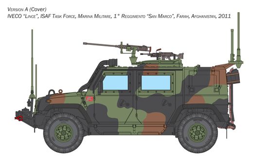 Maquette véhicule militaire : VTLM Lince 1/35 - Italeri 6766