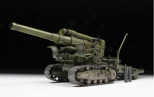 Maquette artillerie soviétique : M193 (B-4) 203 MM Howitz 1/35 - Zvezda 3704Maquette artillerie soviétique : M193 (B-4) 203 MM Howitz 1/35 - Zvezda 3704