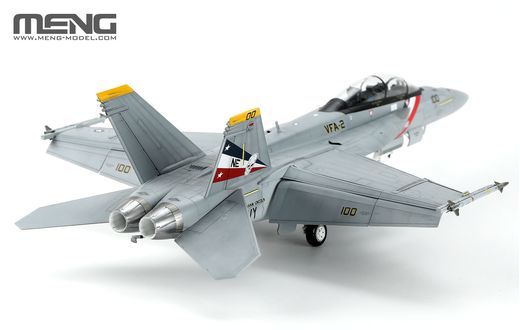 Maquette militaire : Boeing F/A-18F Super Hornet Bounty Hunters 1/48 - Meng LS-016