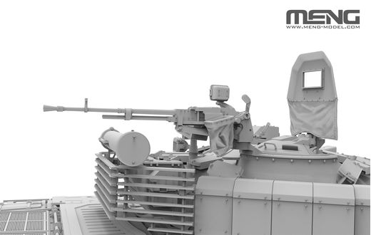 Maquette militaire russe : T-72B3M w/ KMT-8 Système de déminage 1/35 - Meng TS-053