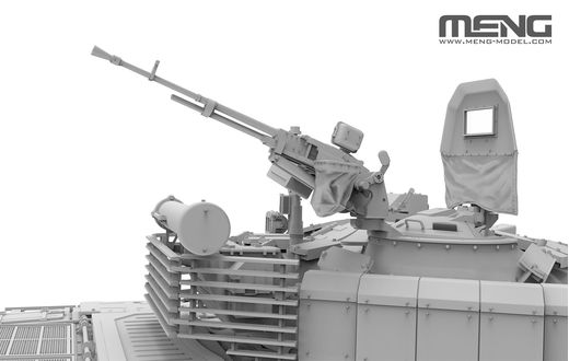 Maquette militaire russe : T-72B3M w/ KMT-8 Système de déminage 1/35 - Meng TS-053