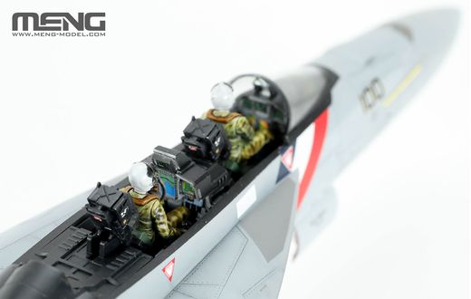 Maquette militaire : Boeing F/A-18F Super Hornet Bounty Hunters 1/48 - Meng LS-016