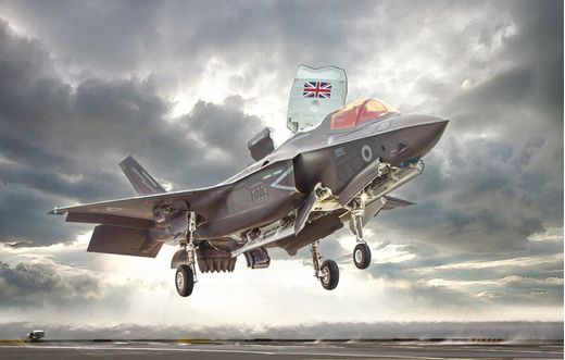 Maquette avion militaire : F‐35B Lightning II STOVL - 1:72 - Italeri 01425, 1425