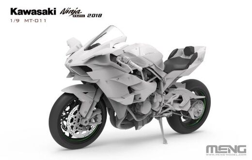 Maquette moto : Kawasaki Ninja H2R 2018 au 1/9 non peinte - Meng MT-011