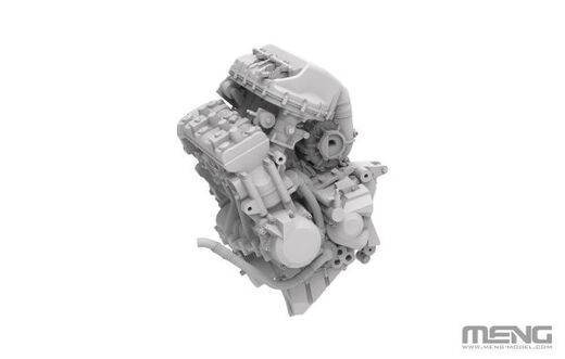 Maquette moto : Kawasaki Ninja H2R 2018 au 1/9 non peinte - Meng MT-011