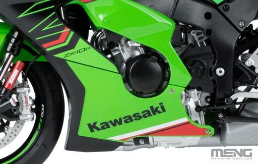 Maquette moto : Kawasaki Ninja ZX-10R KRT Edition Pré peinte au 1/9 - Meng MT-007T