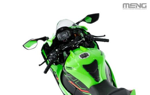 Maquette moto : Kawasaki Ninja ZX-10R KRT Edition Pré peinte au 1/9 - Meng MT-007T