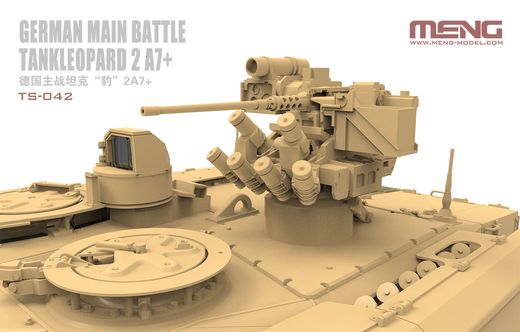 Maquette de tank : Tank Leopard 2 A7+ - 1:35 - MENG TS042