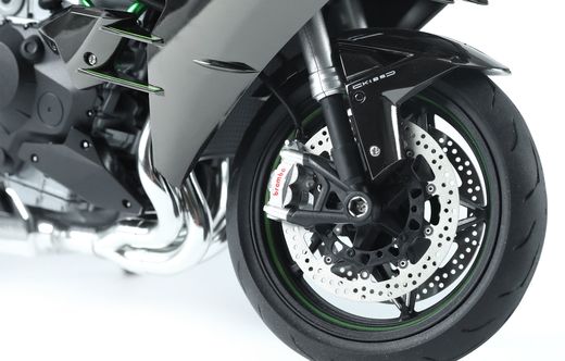 Maquette moto : Kawasaki Ninja H2 (Pre-colored Edition) - 1:9 - Meng MT002s MT-002s