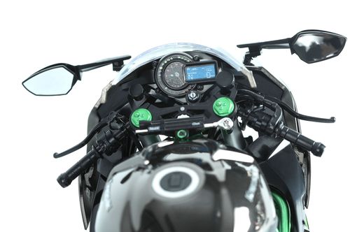 Maquette moto : Kawasaki Ninja H2 (Pre-colored Edition) - 1:9 - Meng MT002s MT-002s