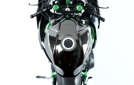 Maquette moto : Kawasaki Ninja H2 (Pre-colored Edition) - 1:9 - Meng MT002s MT-002s