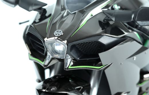 Maquette moto : Kawasaki Ninja H2 (Pre-colored Edition) - 1:9 - Meng MT002s MT-002s