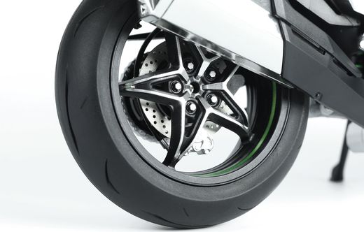 Maquette moto : Kawasaki Ninja H2 (Pre-colored Edition) - 1:9 - Meng MT002s MT-002s