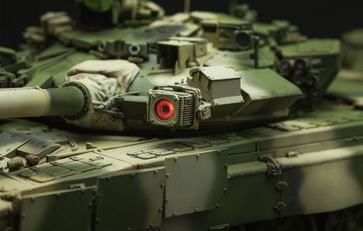 Maquette char de combat russe principal : T-90 avec Tank Dozer TBS-86 - 1/35 - Meng TS014