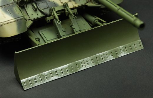 Maquette char de combat russe principal : T-90 avec Tank Dozer TBS-86 - 1/35 - Meng TS014