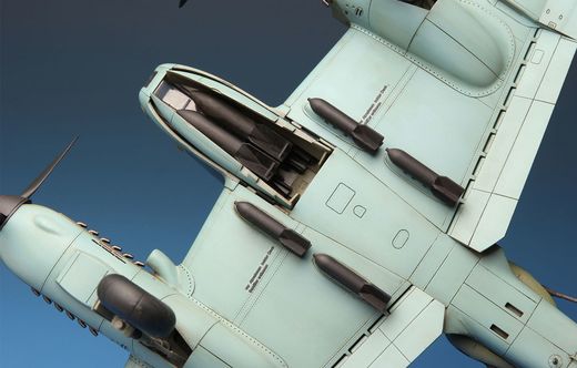 Maquette avion militaire : Messerschmitt Me410A-1 High Speed Bomber 1/48 - Meng LS-003