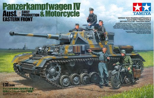 Maquette véhicule militaire : Panzer allemand Iv Ausf.G Early 1/35 - Tamiya 25209