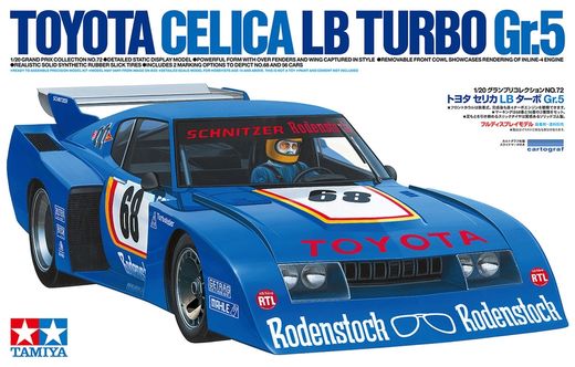 Toyota Celica LB turbo au 1/20 - Tamiya 20072