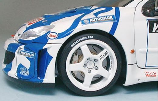 Maquette voiture de rallye - Peugeot 206 Wrc - 1/24 - Tamiya 24221