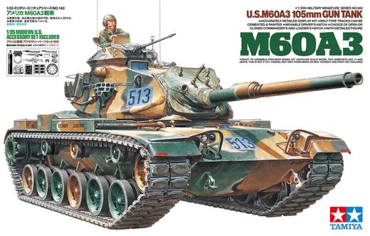 M60A3 105mm au 1/35 - Tamiya 35140