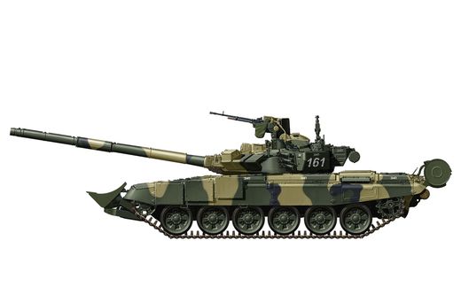 Maquette char de combat russe principal : T-90 avec Tank Dozer TBS-86 - 1/35 - Meng TS014