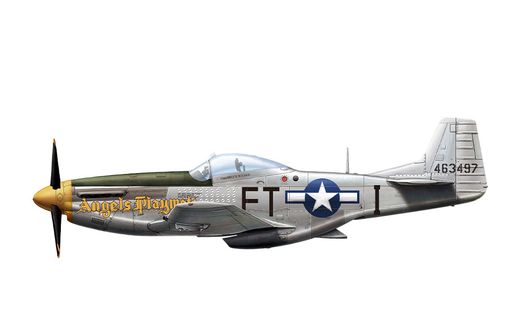 Maquette militaire : North American P-51D Mustang 1/48 - Meng LS-009