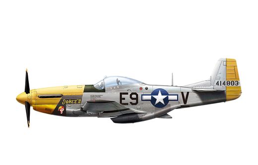 Maquette militaire : North American P-51D Mustang 1/48 - Meng LS-009