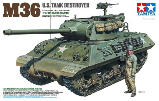 Maquette militaire char américain Tank Destoyer M36 1/35 - Tamiya 35390