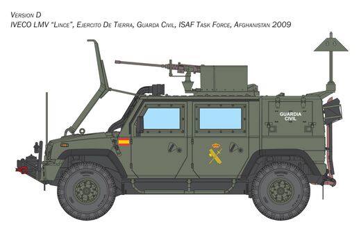 Maquette véhicule militaire : VTLM Lince 1/35 - Italeri 6766