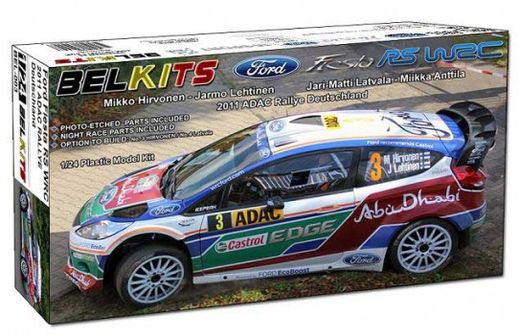 Maquette voiture de course : Ford fiesta RS WRC 1/24 - Belkits 003