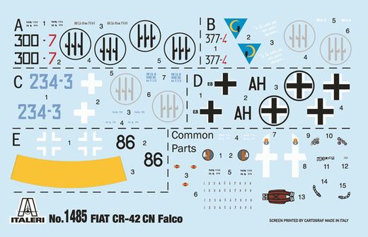 Maquette avion : Fizt CR 42CN Falco 1/35 - Italeri 1485 01485