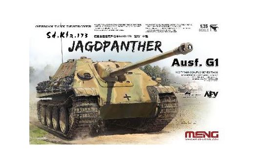 Maquette de tank : Sd.Kfz.173 "JAGDPANTHER" Ausf. G1 - 1944 - 1:35 - MENG TS039