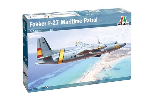 Maquette avion : Fokker F27 Maritime Patrol 1/72 - Italeri 1455  01455